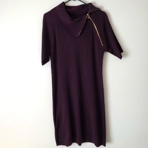 Calvin Klein maroon sweater dress